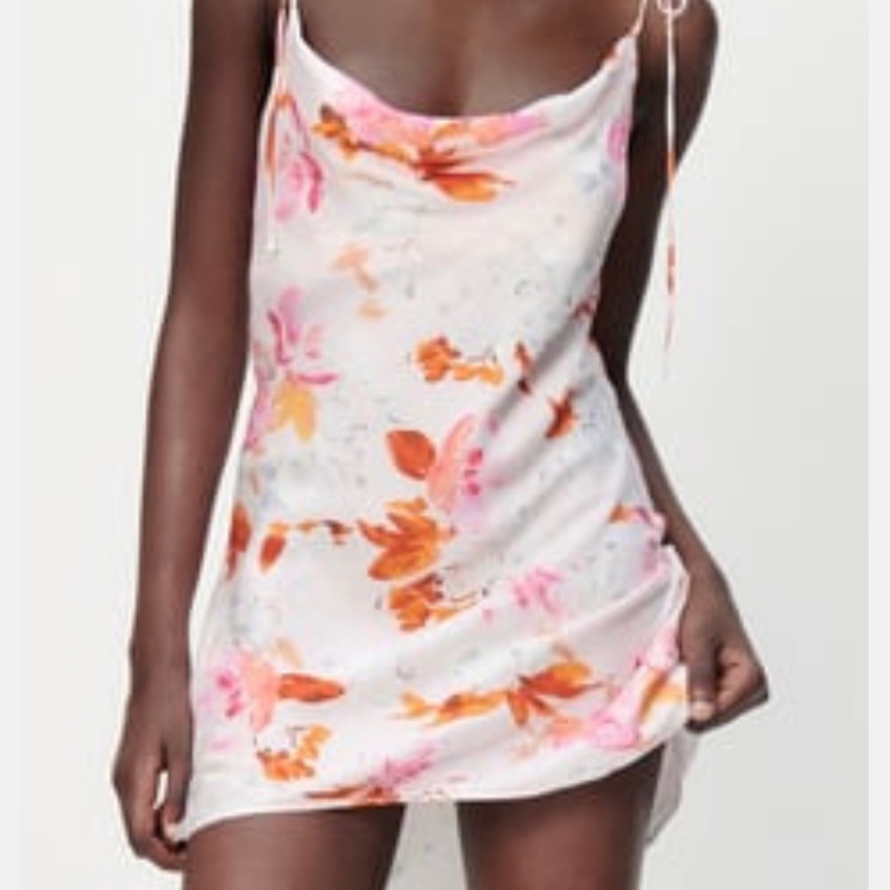 ZARA FLORAL PRINT DRESS